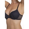 image:imageDORINA Michelle Animal Lace Womens 34 Cup Demi Sexy Light Pad Padded Underwire Everday Bra Black  36B