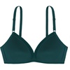 image:imageDORINA Womens Tiffany NonPadded WireFree Wireless Comfy Daily Bra  Green  36C
