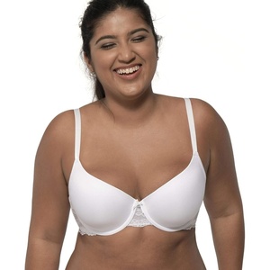 image:imageDORINA Curve Adele Womens Full Coverage Cup Light Padded Underwire T Shirt Demi Bra for Women Everyday Plus Sizes C to G Cups  White  38G