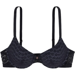 image:imageDORINA Michelle Animal Lace Womens 34 Cup Demi Sexy Light Pad Padded Underwire Everday Bra Black  36B